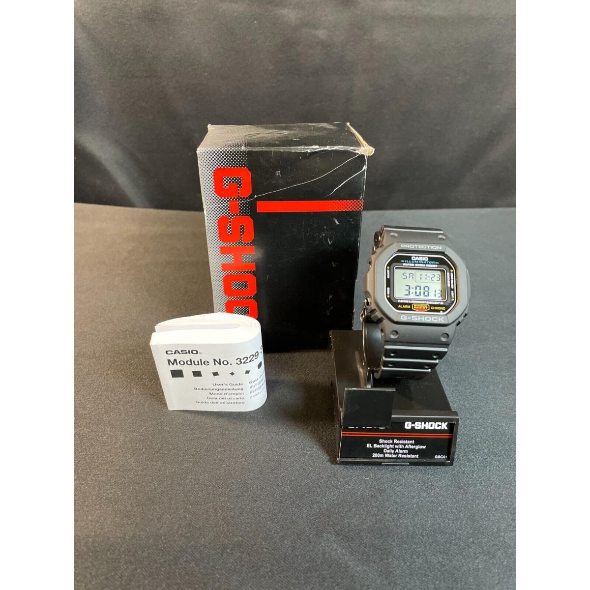 Casio G-shock Black Shock Resistant Quartz Digital Wristwatch DW-5600E