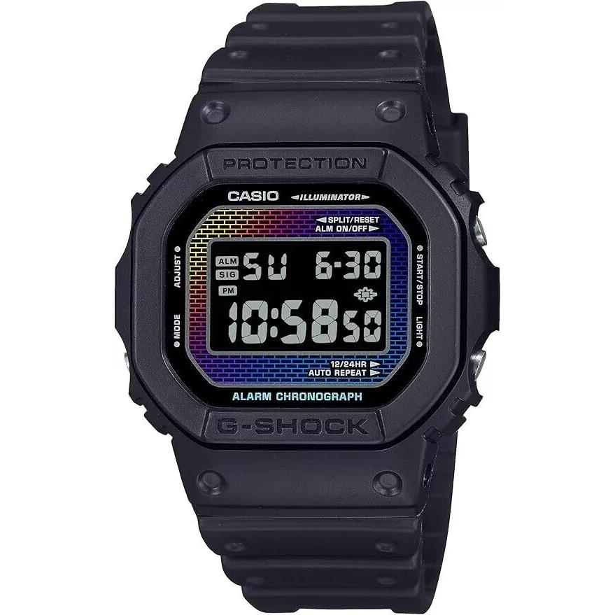 Casio G-shock DW-5600RW-1D Rainbow Brick Wall Series Digital Men Watch