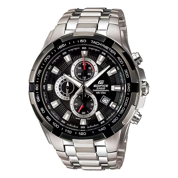 Casio Edifice EF-539D-1 Men`s Quartz Watch Analog 48mm Case Stainless Steel