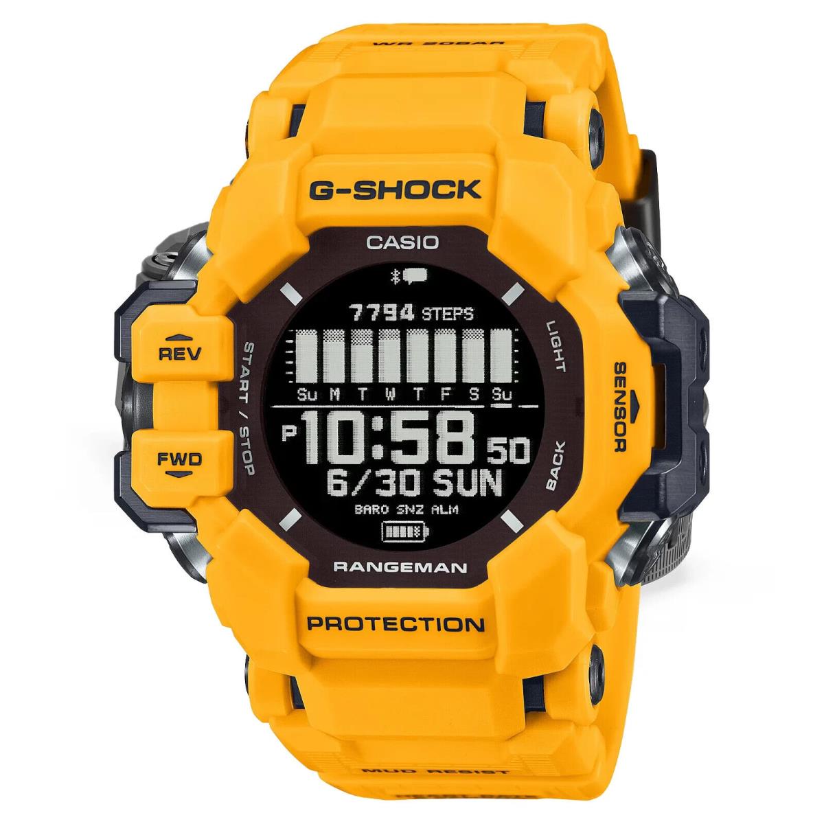 G-shock Master of G Rangeman Yellow Men`s Watch GPRH1000-9 by Casio