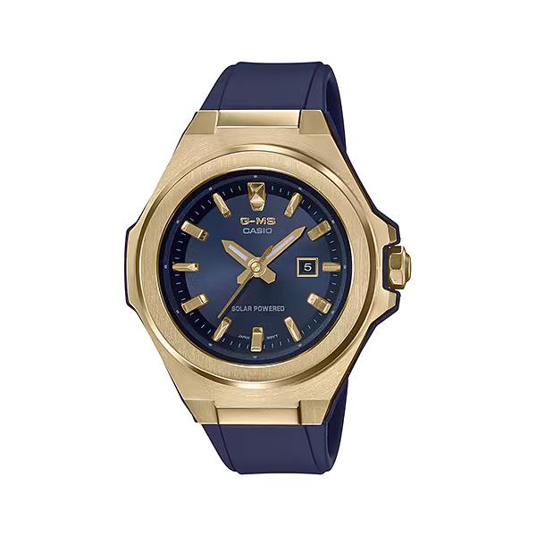 MSG-S500G-2A Women`s Quartz Watch Solar Powered Blue Resin Strap by Casio