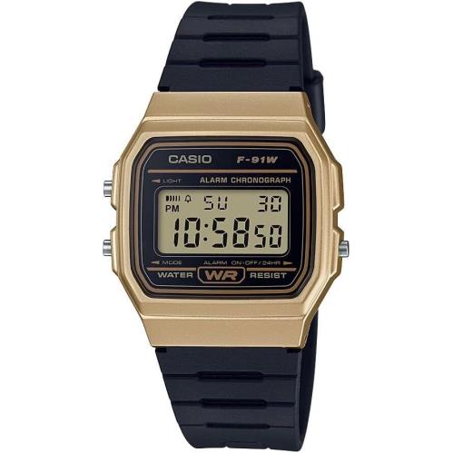 Casio Men`s Vintage Quartz Metal and Resin Casual Watch Model: F-91WM-9ACF