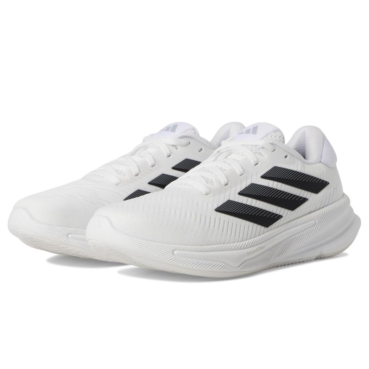 Man`s Sneakers Athletic Shoes Adidas Running Supernova Ease Running Shoes White/Dash Grey/Silver Metallic