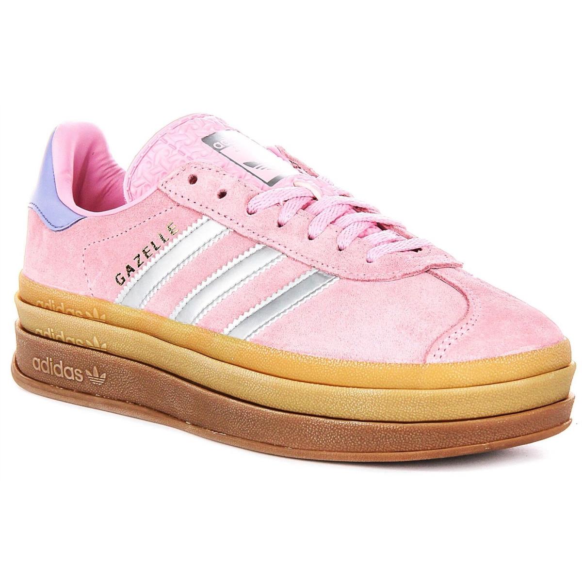 Adidas Gazelle 3 Layer Gum Sole Girls Sneakers Shoes Pink Purple US 3 - 6 - PINK PURPLE