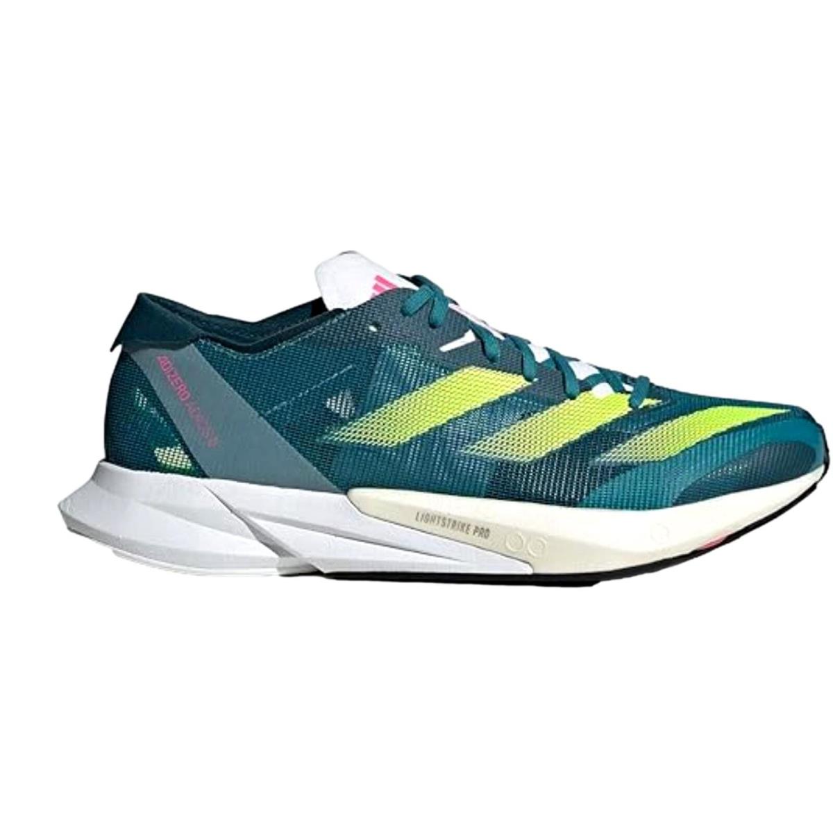 Adidas Adizero Adios 8 Arctic Fusion / Lucid Lemon / Lucid Pink HP9722 Women`s - Multicolor