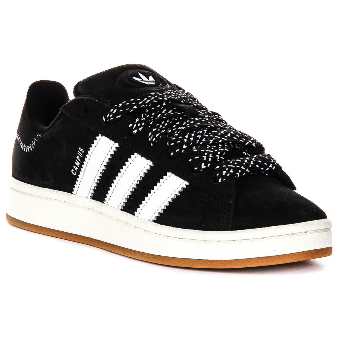 Adidas Campus 00S Gum Outsole Solar Suede Womens Sneakers Black White US 5.5 - 9 - BLACK WHITE