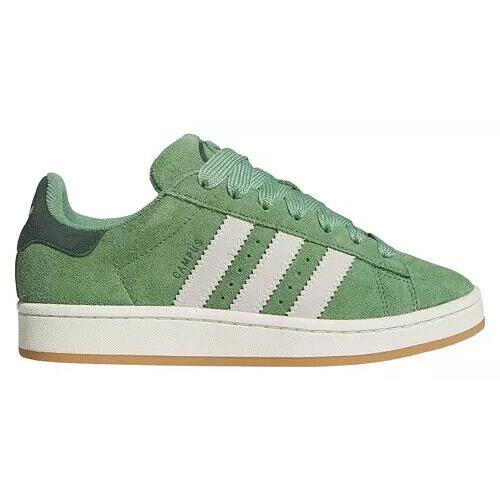 Adidas Campus 00s Sneaker Womens Olive Green White Size 6-10 - Multicolor