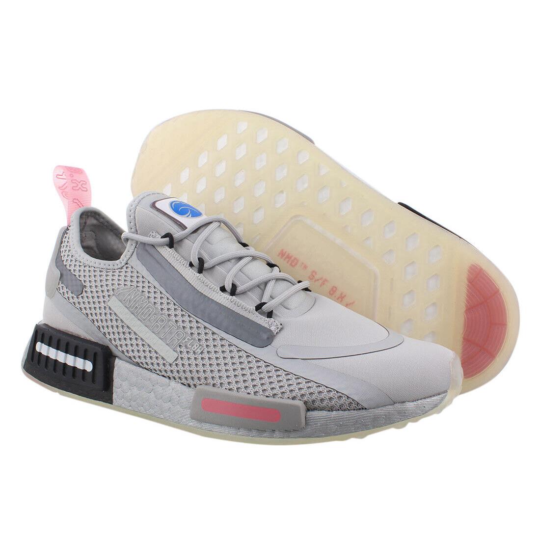 Adidas NMD_R1 Spectoo Womens Shoes - Grey/Silver/Pink, Main: Grey