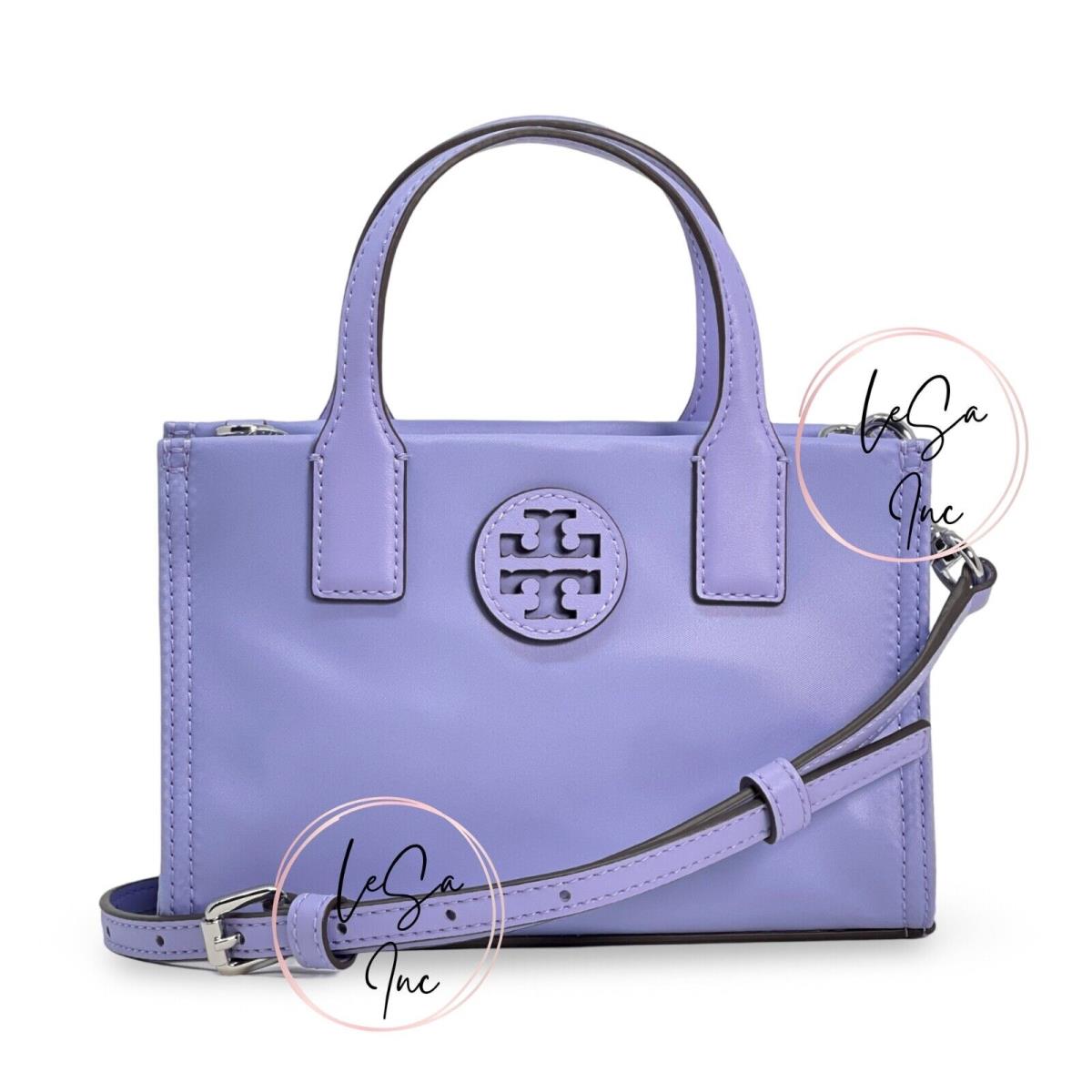 Tory Burch Ella Extra Small Top Zip Nylon Crossbody Bag Mirage