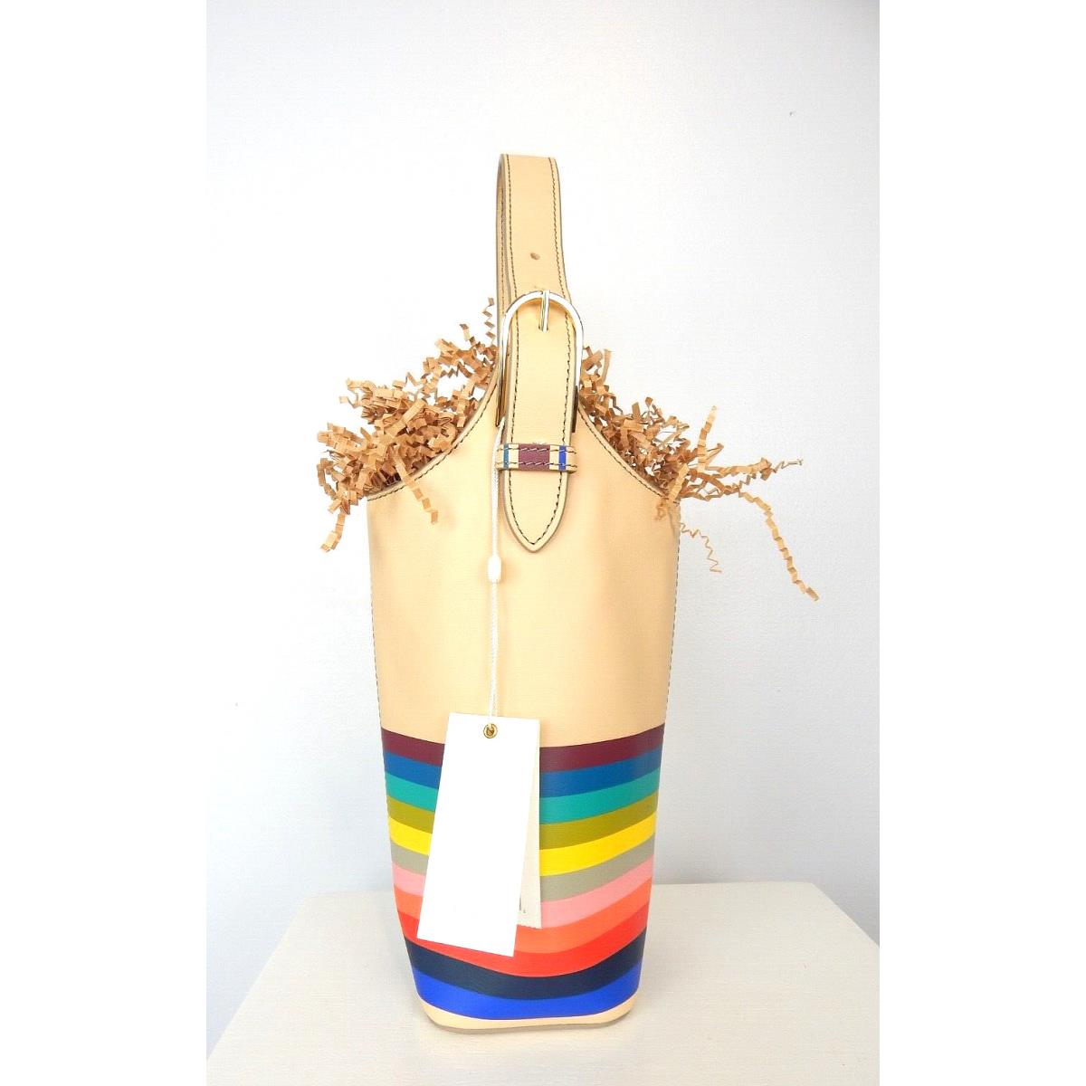 Tory Burch Vachetta Leather Multi Bottle Bag Liquor Carry Tote