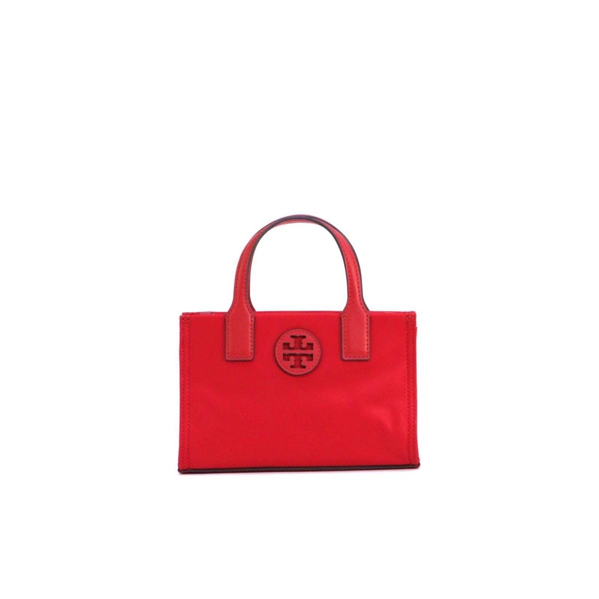 Tory Burch Ella Nylon Mini Tote - Brilliant Red