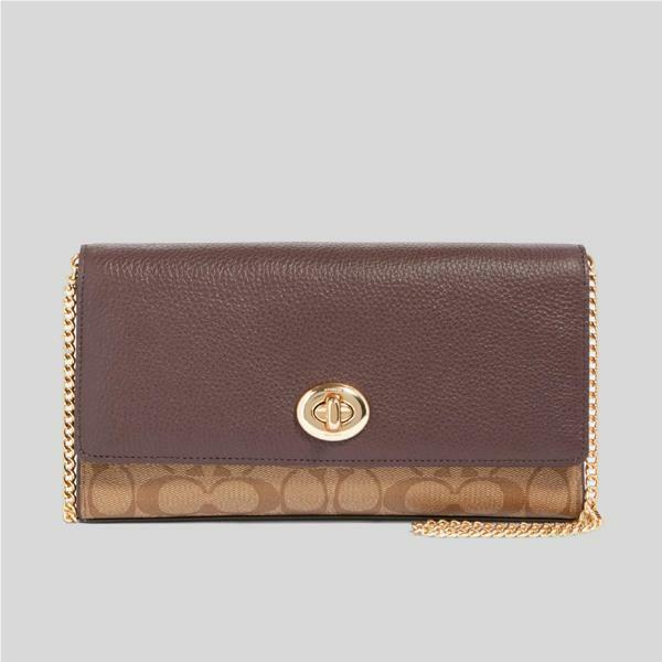 Coach Women`s Bowery Crossbody Bag In Signature Canvas / Clutch
