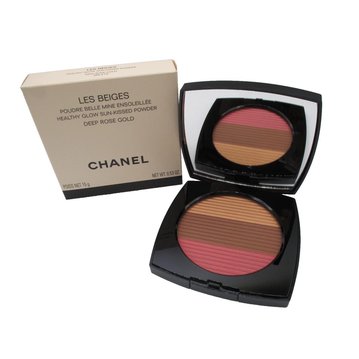 Chanel Les Beiges Healthy Glow Sun Kissed Powder Deep Rose Gold 0.53 oz - Beige, Gold