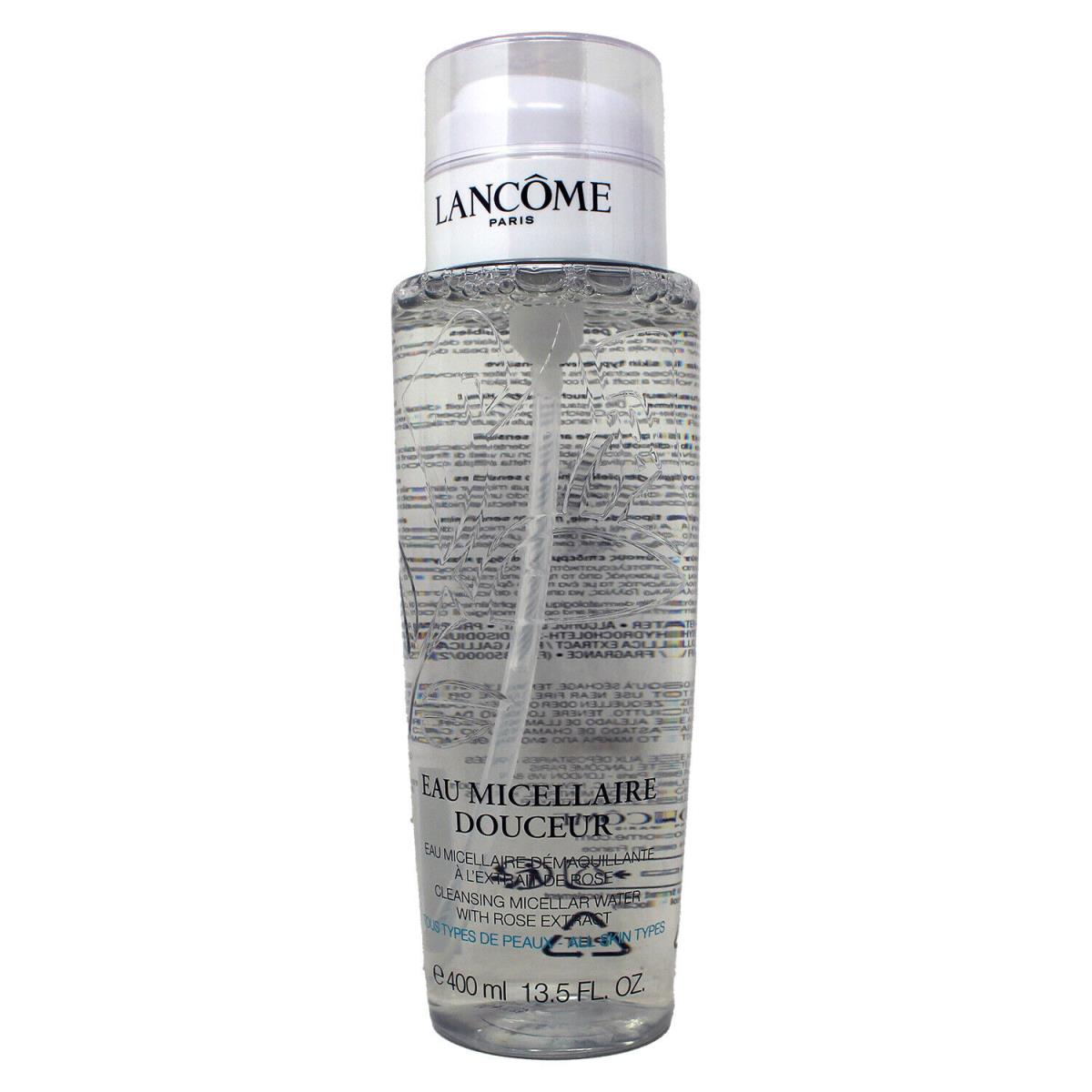 Lancome Micellar Water with Rose Extract 13.5 Fl Oz