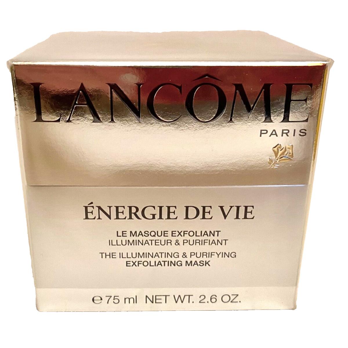 Lancome Energie De Vie The Illuminating Purifying Exfoliating Mask 2.5oz