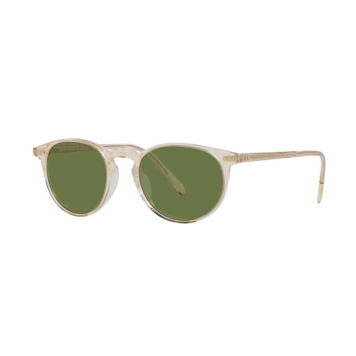 Oliver Peoples Riley Sun 5004SU Buff/green C 1094/52 Sunglasses - Frame: Buff, Lens: Green C