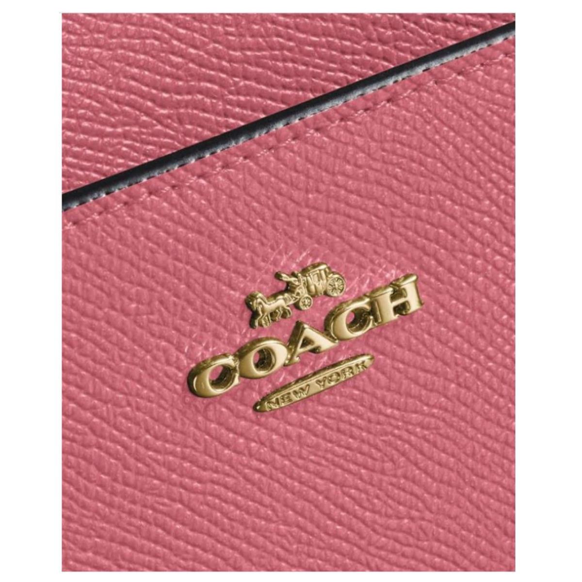 Coach Crossgrain Leather Kitt B4/Rouge One Size - Exterior: Pink