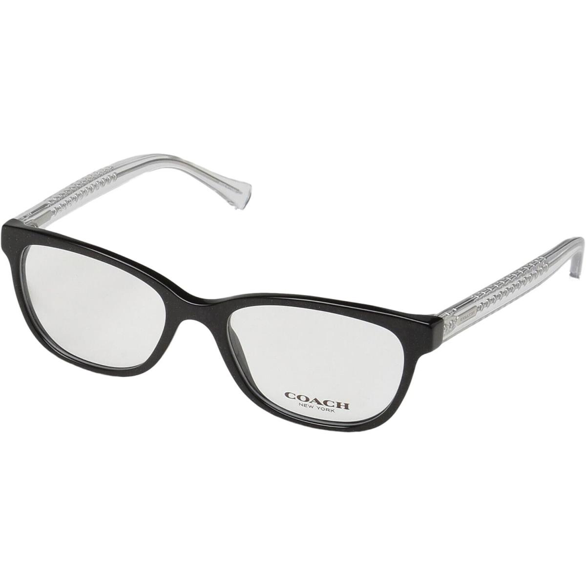 Eyeglasses with Case 50-17 mm - Black Glitter/crystal - HC 6072 5327 by Coach