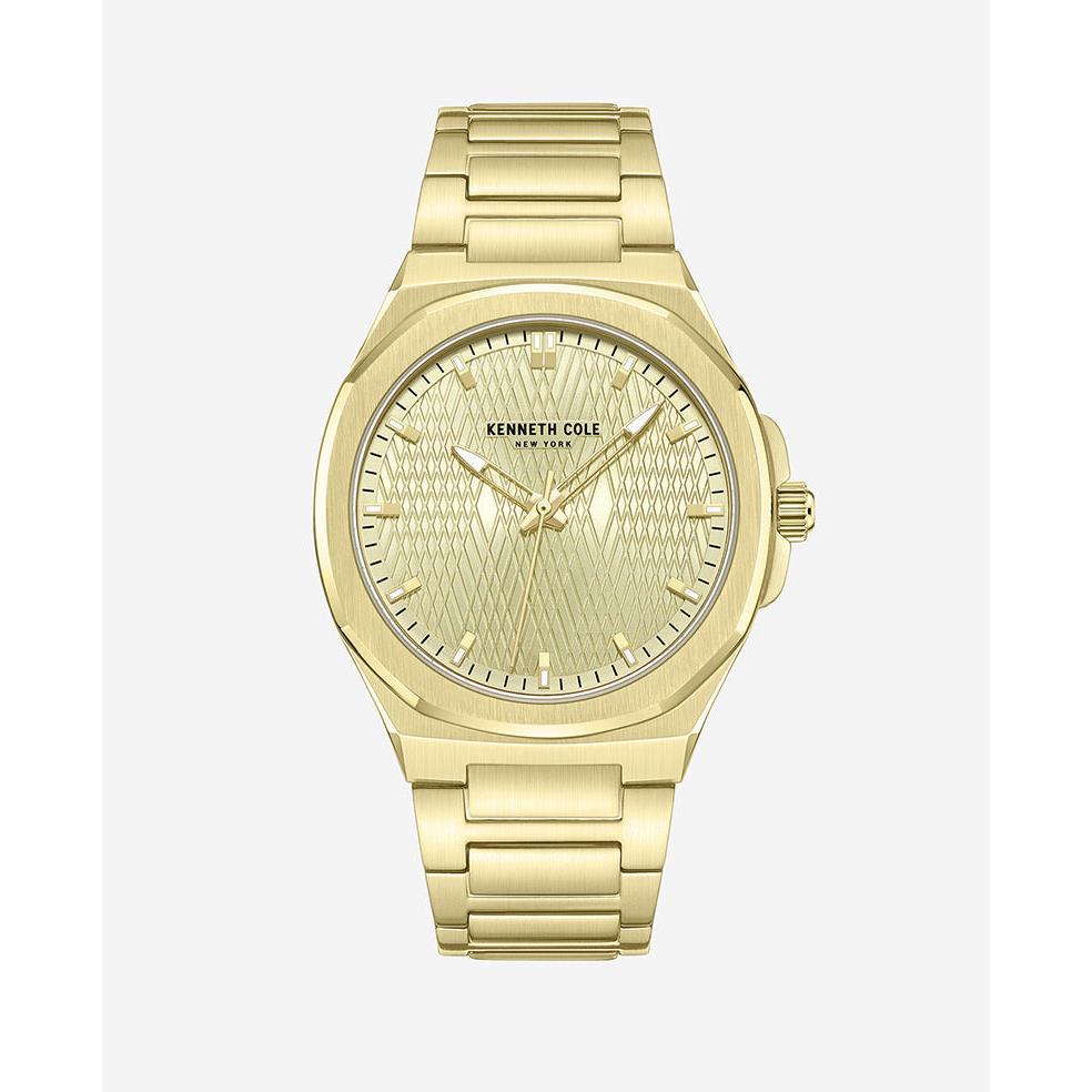 Kenneth Cole York 41mm Gold-tone Mens Watch KCWGG0047001