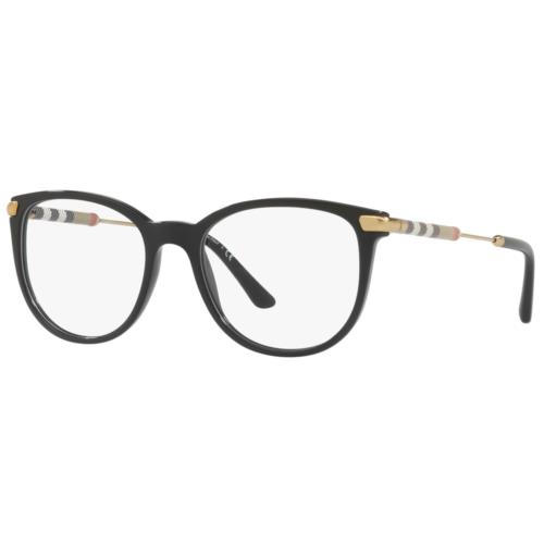 Burberry Rx Eyeglasses BE 2255Q-3001 Black W/demo Lens 51mm