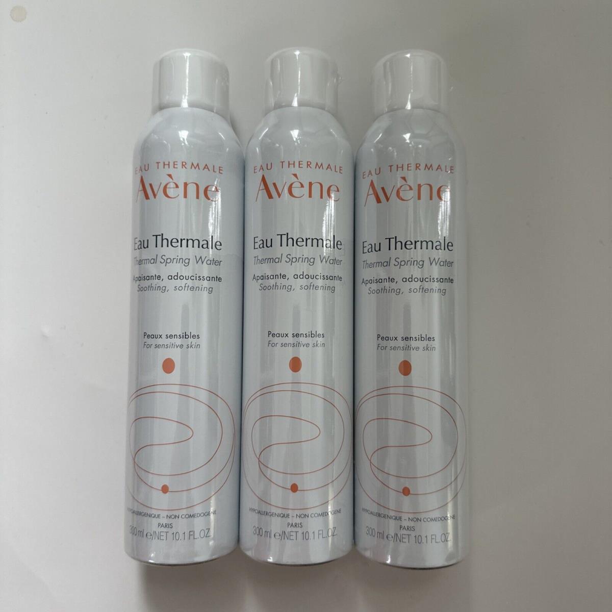 3 Avene Eau Thermale Thermal Spring Water 10.1 Fl Oz