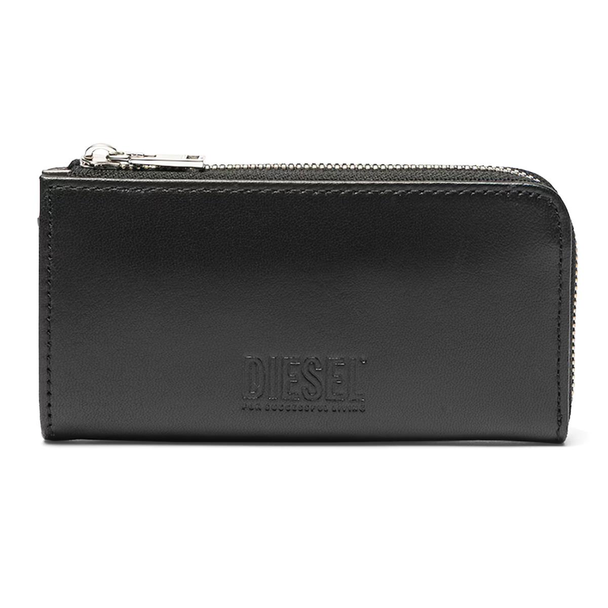 Diesel X08161 Babykey Leather Pouch Embossed Logo with Key Ring 0036