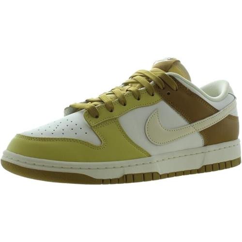 Nike Mens Dunk Low Retro Casual Sneakers FZ4042 716 - BRONZINE/COCONUT MILK