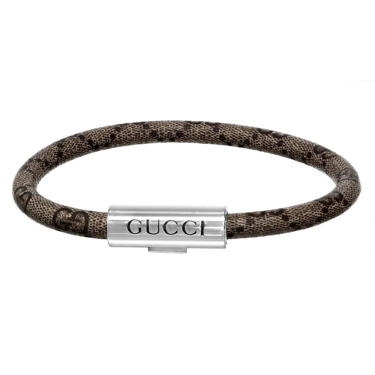 Gucci Trademark GG Supreme Brown Bracelet YBA797156001