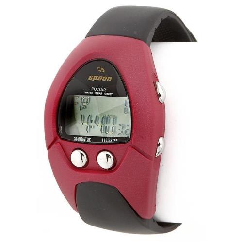 Spoon Pulsar PCW021 `stingray` Series Red/black Digital Watch Seiko