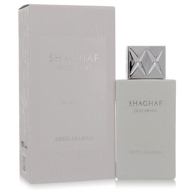 Shaghaf Oud Abyad by Swiss Arabian Eau De Parfum Spray Unisex 2.5 oz For Men