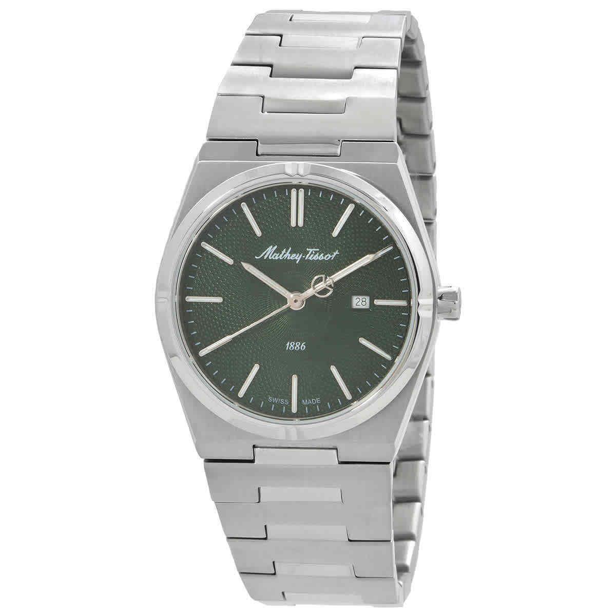 Mathey-tissot Zeus Quartz Green Dial Ladies Watch D118AV