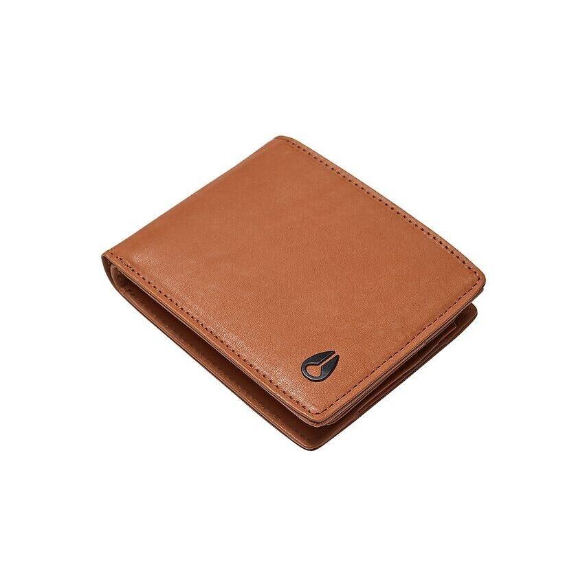 Nixon L26656 Mens Pass Saddle Leather Bi-fold ID Wallet