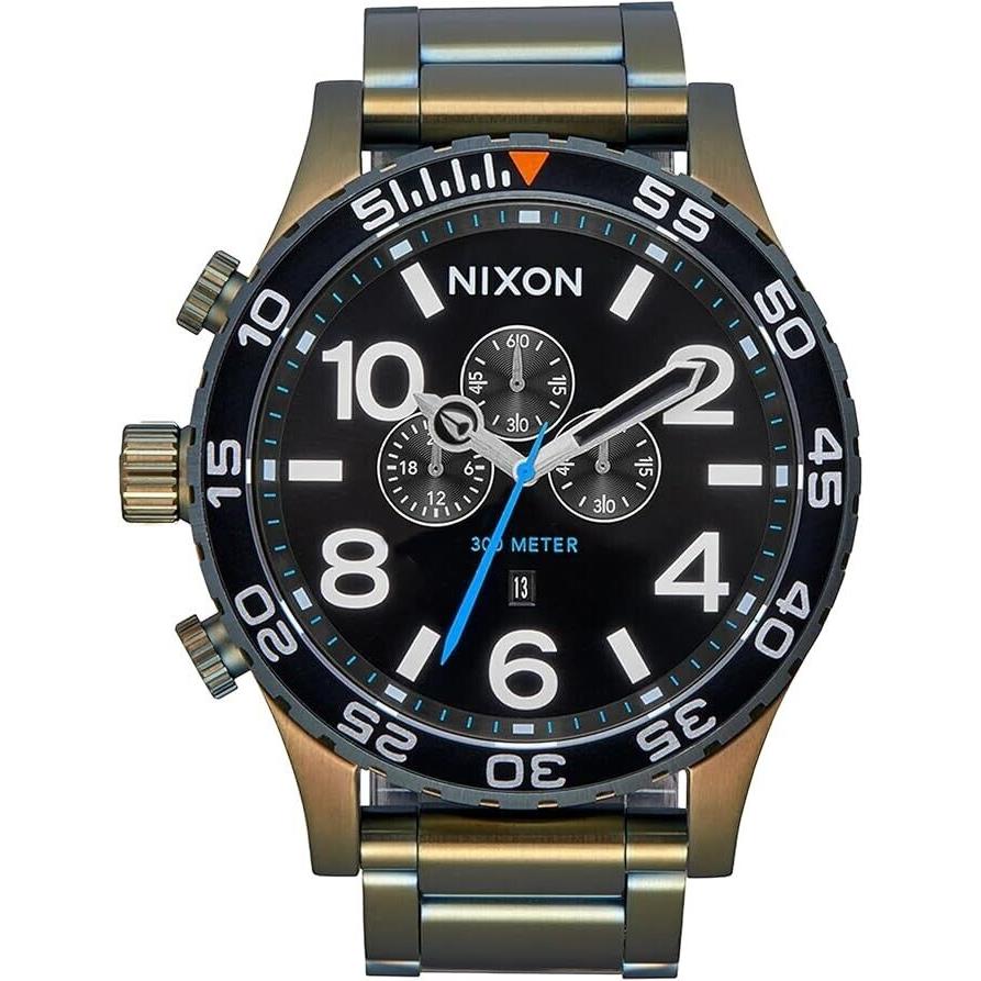 Nixon 51-30 A1389-5092-00 Men`s Stainless Steel Analog Dial Quartz Watch ERK121