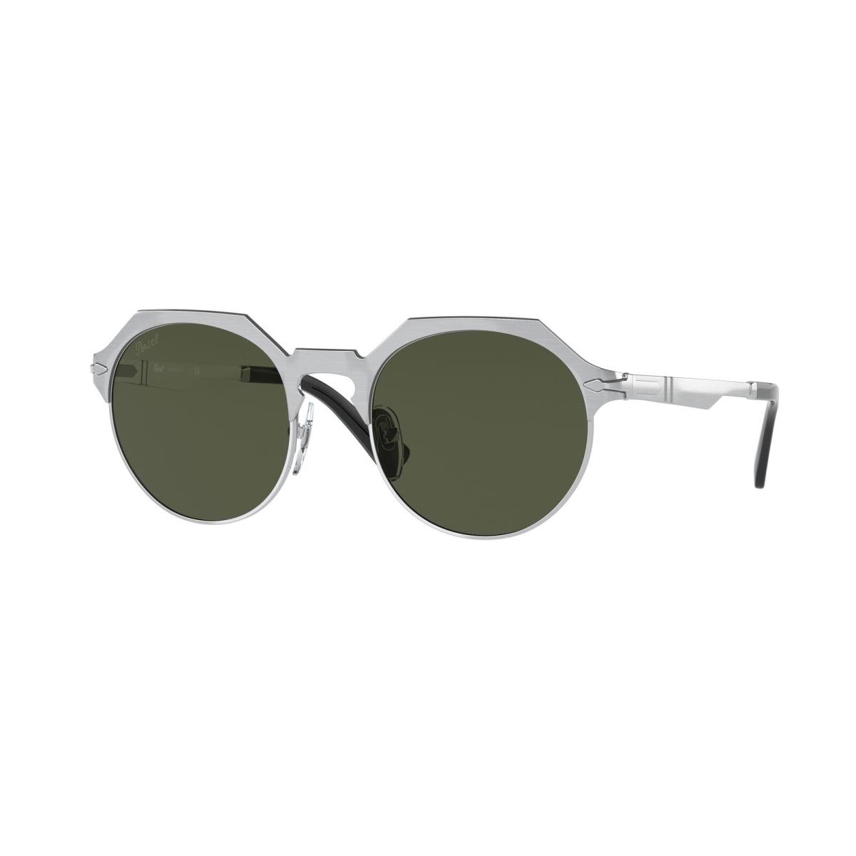 Persol PO2488S 111431 Phantos Brushed Silver Green 48 mm Unisex Sunglasses