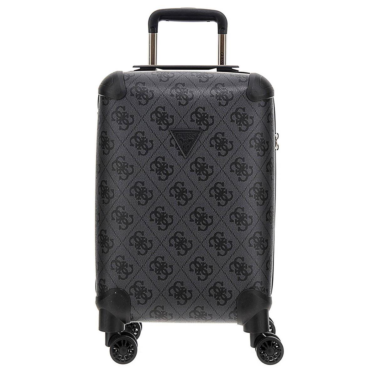 Guess Berta 18 Inch 8 Wheeler Trolley Luggage In Coal COAL