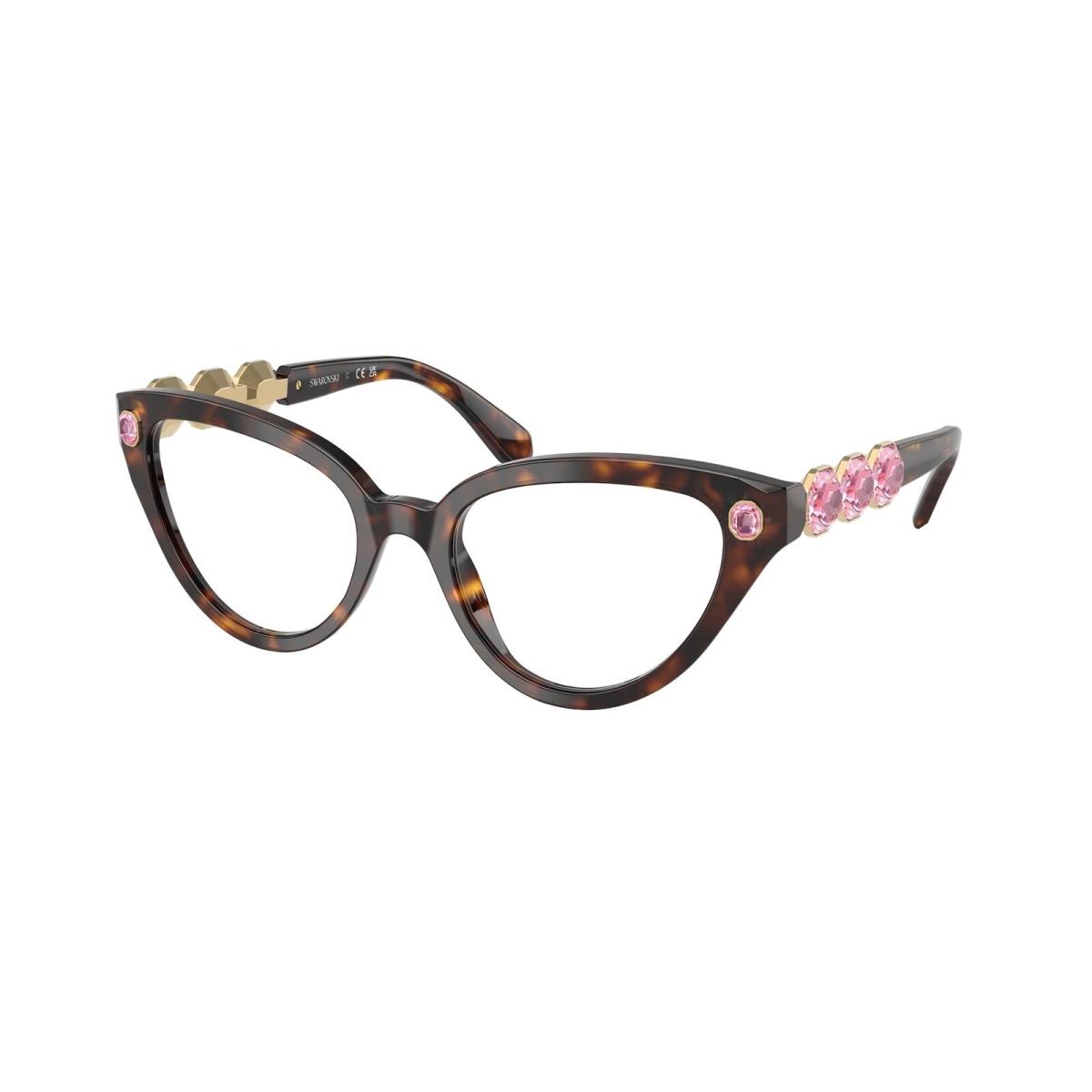 Swarovski SK2028 1002 Havana Demo Lens 51 mm Women`s Eyeglasses