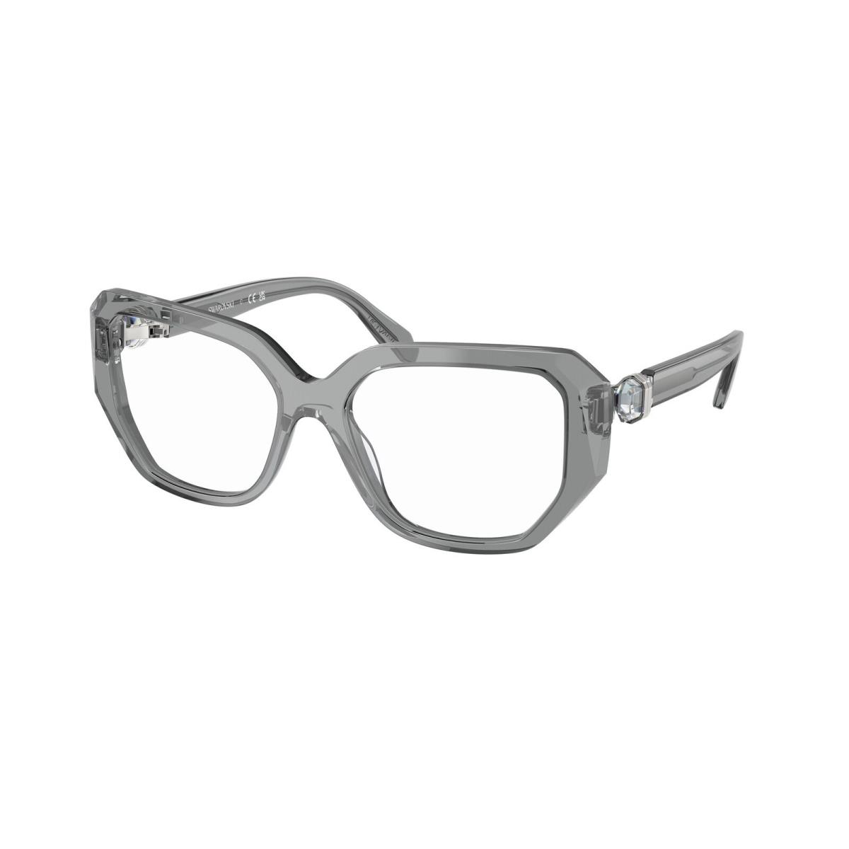 Swarovski SK2035 1062 Transparent Grey Demo Lens 55 mm Women`s Eyeglasses