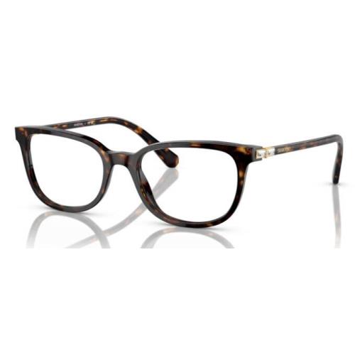 Swarovski Women`s Sk2003 1002 52mm Rectangular Eyewear Frame