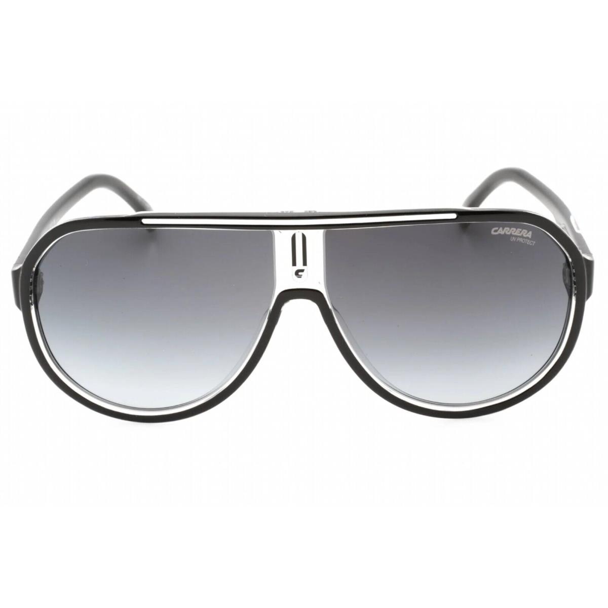 Carrera 1057/S 080S 9O Men`s Black White Sunglasses