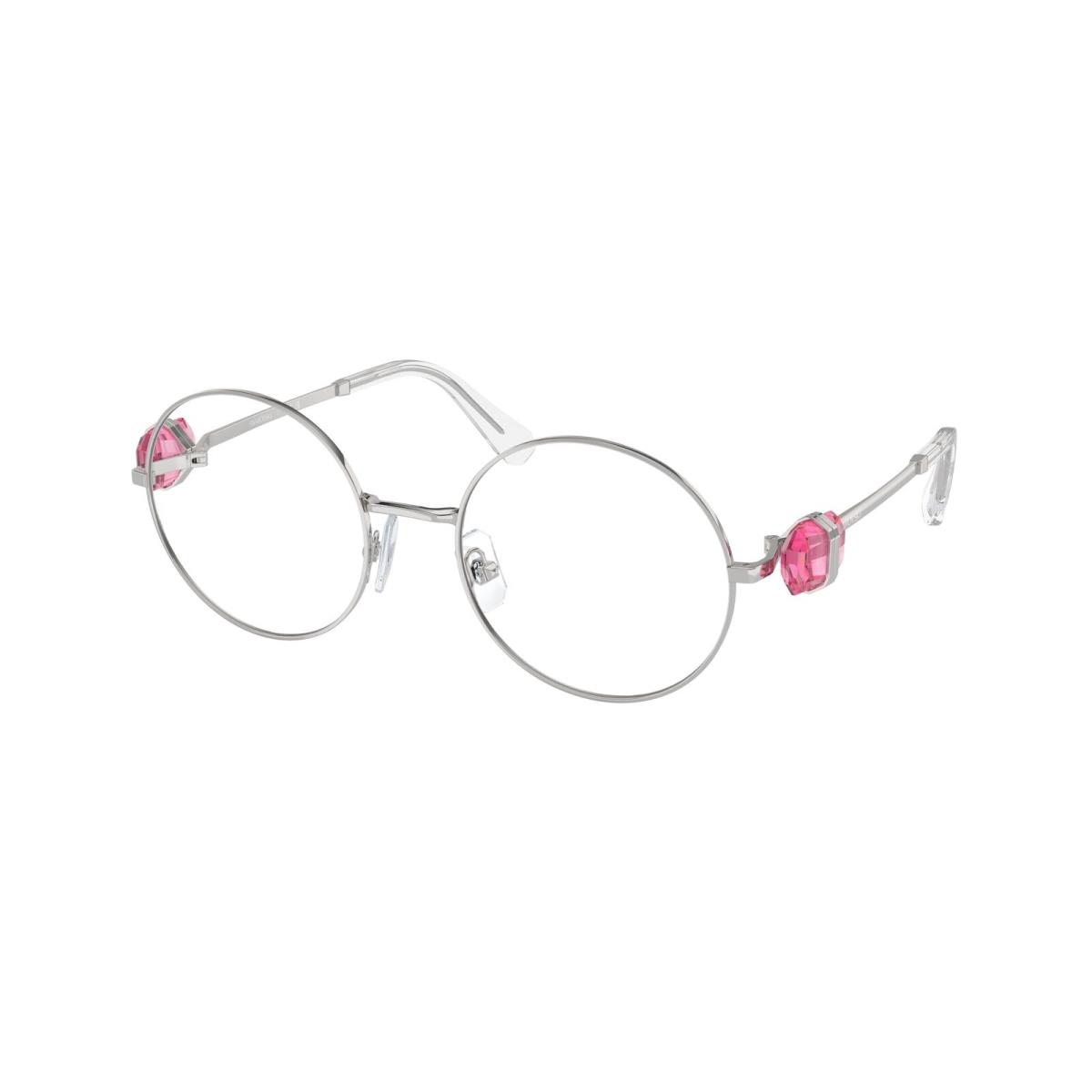 Swarovski SK1001 4001 Silver Demo Lens 53 mm Women`s Eyeglasses