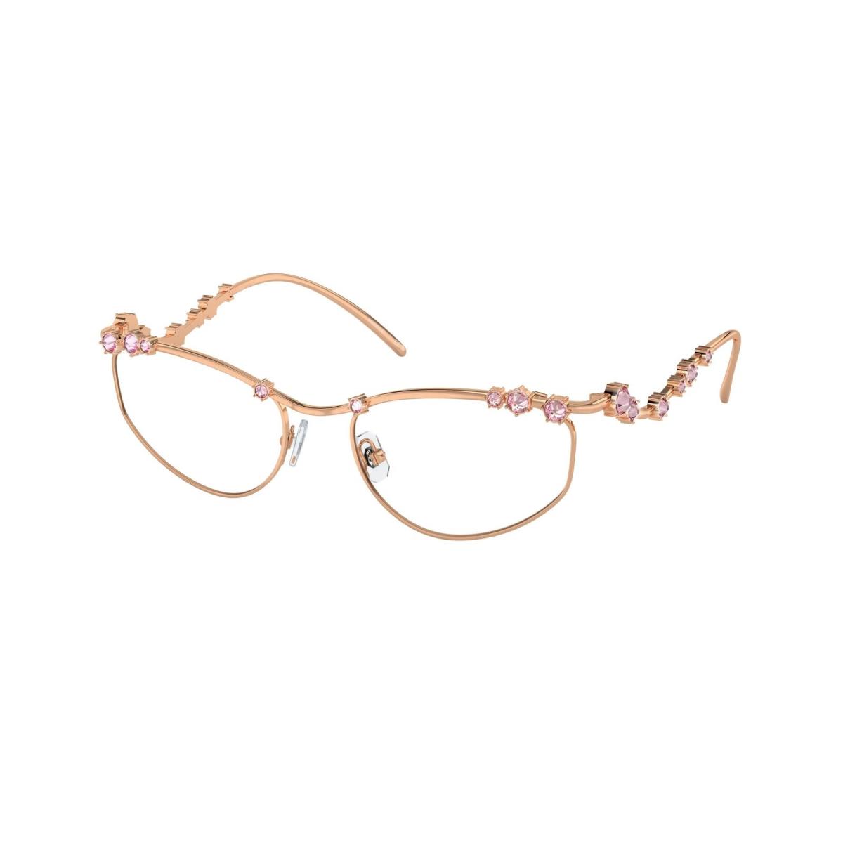 Swarovski SK1015 4014 Rose Gold Demo Lens 55 mm Women`s Eyeglasses