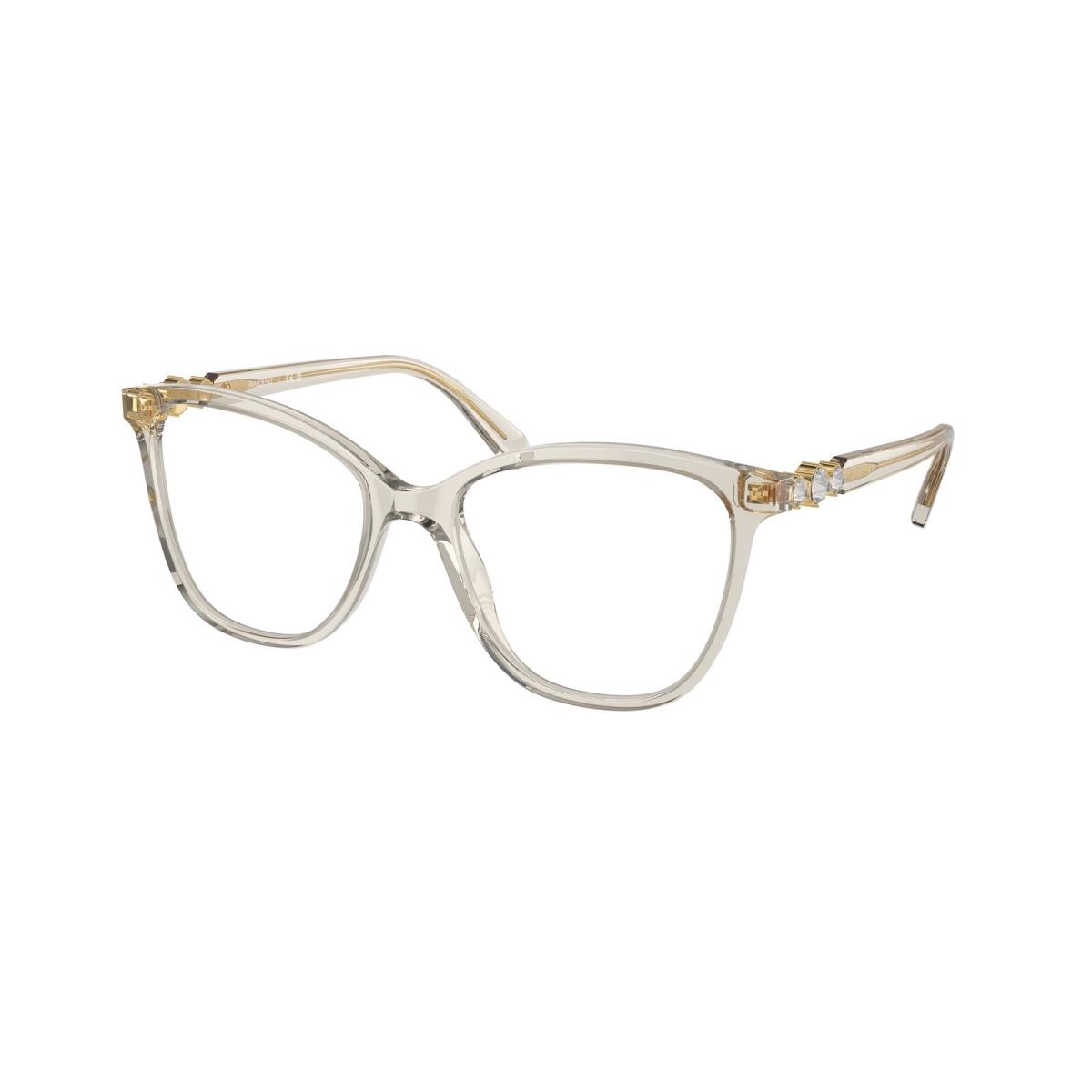 Swarovski SK2020F 3003 Transparent Beige Demo Lens 55 mm Women`s Eyeglasses