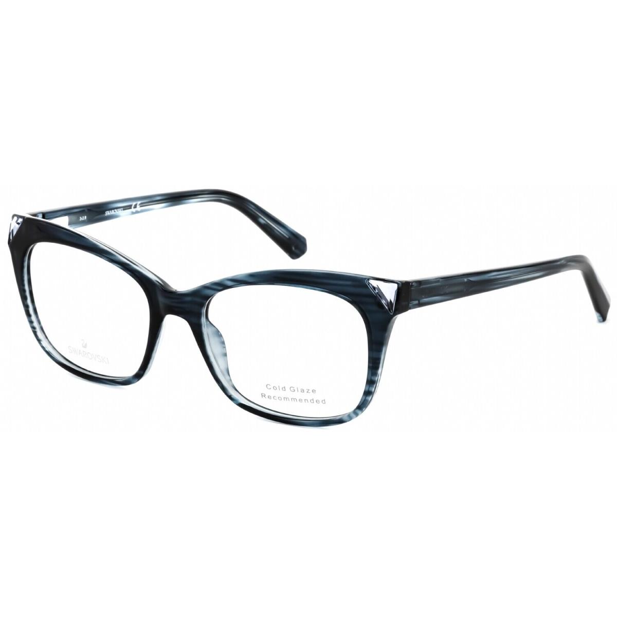 Swarovski SK5292-092-52 Eyeglasses Size 52mm 17mm 140mm Blue Women