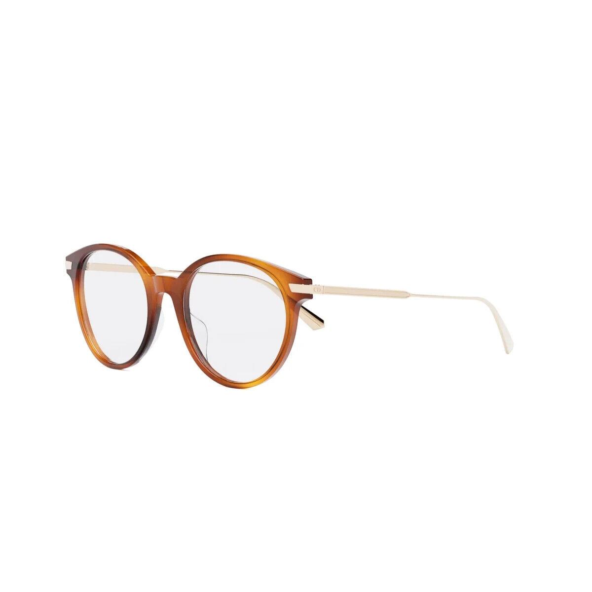 Christian Dior Gemdioro R4I 2500 Red Havana Brown Eyeglasses 52mm