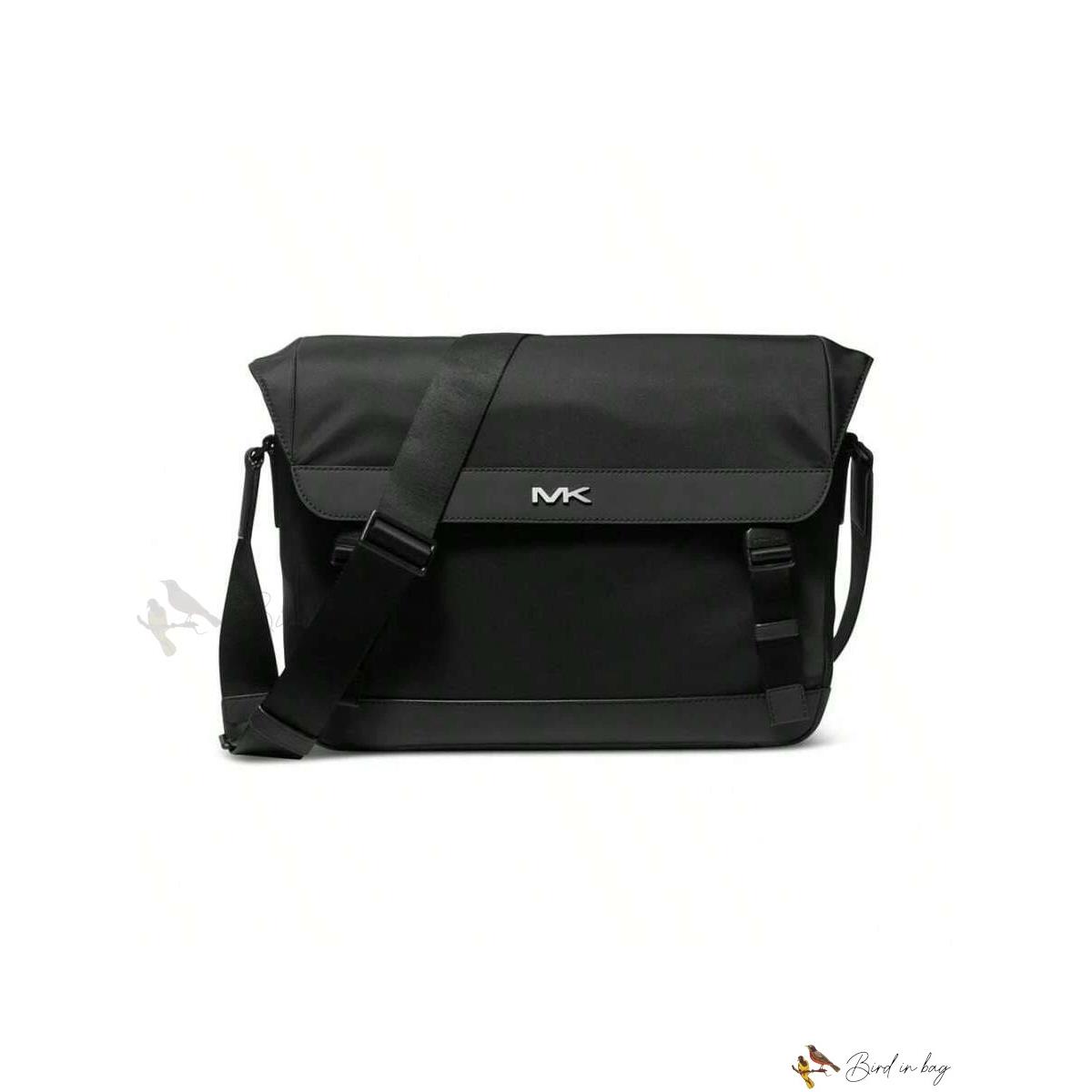 Michael Kors Men`s Malone Nylon Bike Bag Black Large