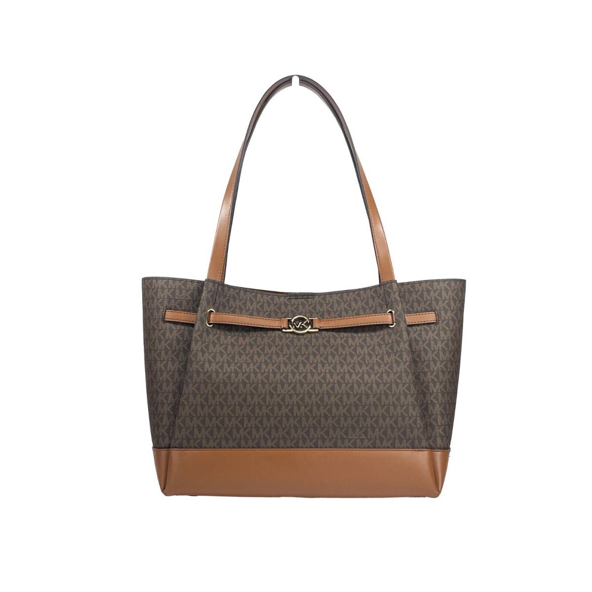 Michael Kors Reed Large Belted Tote Shoulder Bag Purse