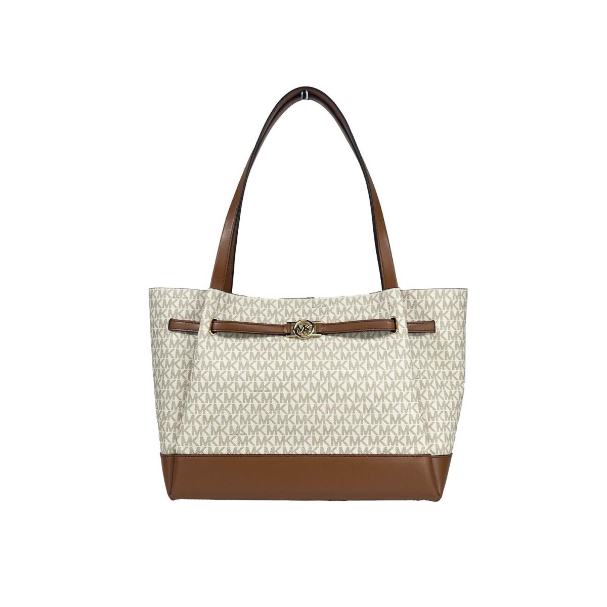 Michael Kors Reed Large Belted Tote Shoulder Bag Purse