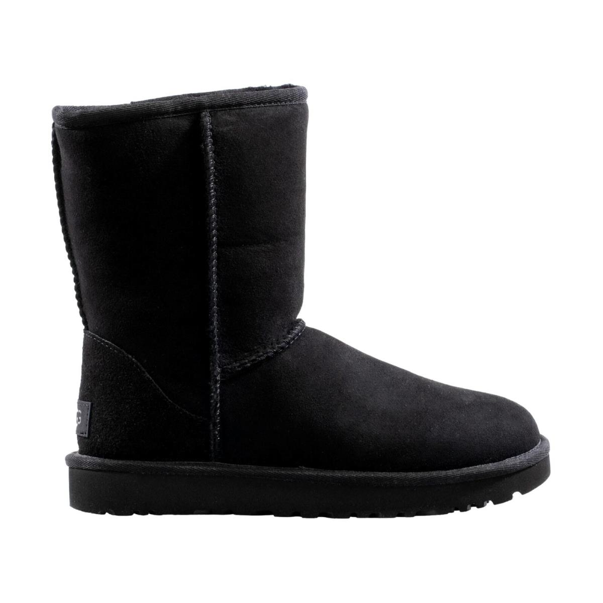 Ugg Classic Short II Black 1016223W-BLK Women`s - Black