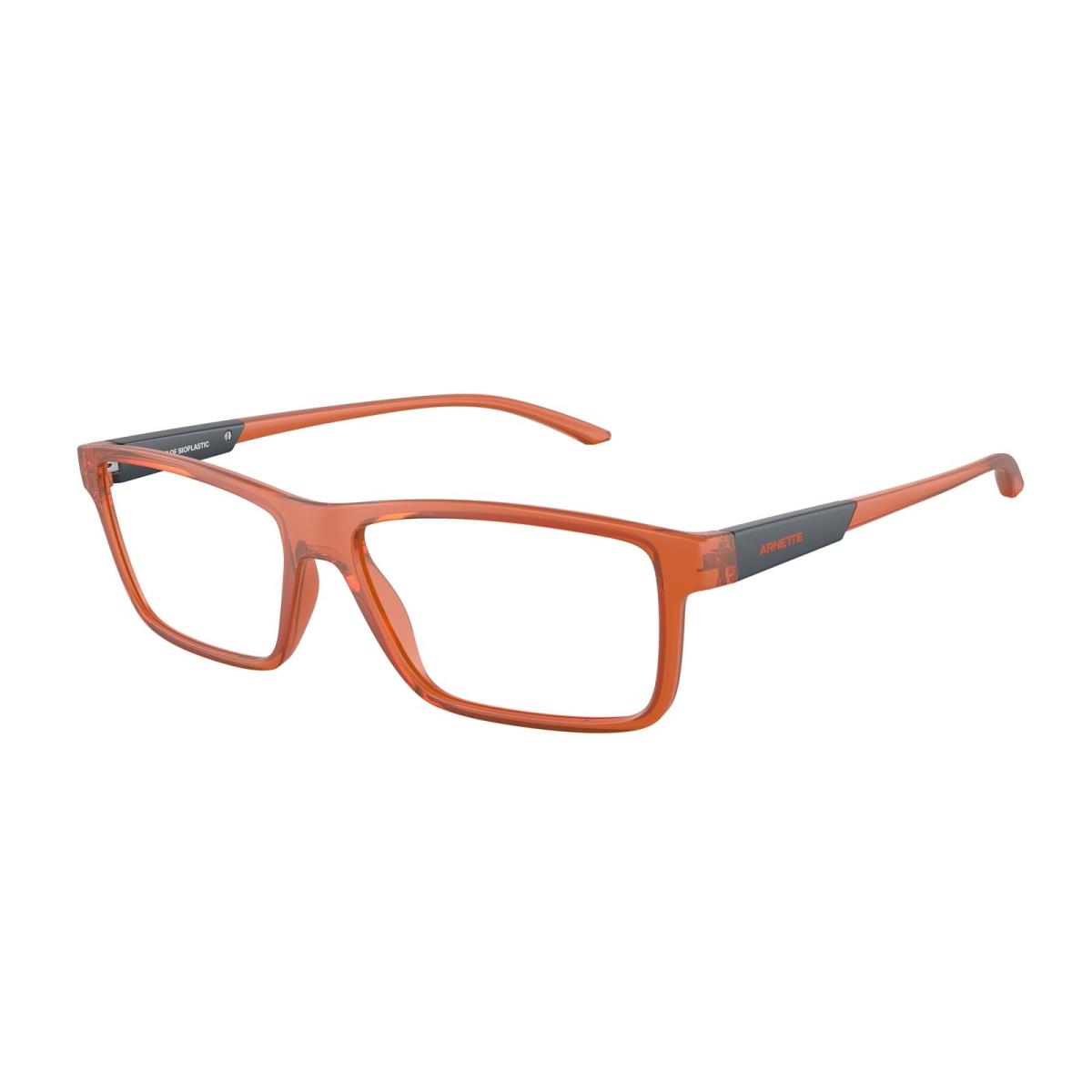 AN7216 2763 Cross Fade Ii Transparent Orange 56 mm Unisex Eyeglasses by Arnette