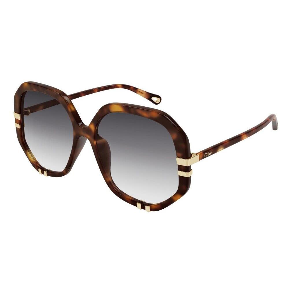 Chloe CH0105S Sunglasses 004 Havana by Chloé